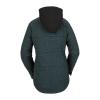Volcom Womens Hooded Flannel Snowboard Ski Winter Hooded Shirt Jacket(Balsam S4)