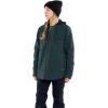 Volcom Womens Hooded Flannel Snowboard Ski Winter Hooded Shirt Jacket(Balsam S4)