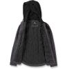 Volcom Womens Hooded Flannel Snowboard Ski Winter Hooded Shirt Jacket(Black S3)