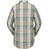 Volcom Womens Hooded Flannel Snowboard Ski Winter Hooded Shirt Jacket(Sand)