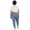 Volcom Womens Liberator High Rise Denim Jean Pants(Camper Blue)