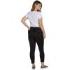 Volcom Women’s Liberator Legging Fit Denim Jean Pants (Regular & Plus Size)(Black Out – P)