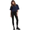 Volcom Women’s Liberator Legging Fit Denim Jean Pants (Regular & Plus Size)(Black Out)