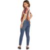 Volcom Women’s Liberator Legging Fit Denim Jean Pants (Regular & Plus Size)(Retro Blue)