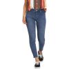 Volcom Women’s Liberator Legging Fit Denim Jean Pants (Regular & Plus Size)(Retro Blue)