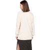 Volcom Women’s Lived In Lounge Crew Neck Fleece Sweatshirt(Sand)