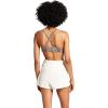 Volcom Women’s Lived In Lounge Fleece Sweat Shorts (Regular & Plus Size)(Cloud)