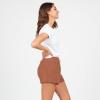 Volcom Women’s Lived In Lounge Fleece Sweat Shorts (Regular & Plus Size)(Dark Clay)