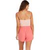 Volcom Women’s Lived In Lounge Fleece Sweat Shorts (Regular & Plus Size)(Electric Coral)