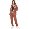 Volcom Women’s Lived In Lounge Fleece Sweatpants (Regular & Plus Size)(Dark Clay)