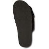 Volcom Women’s Lived in Lounge Faux Fur Slide Sandal(Black)