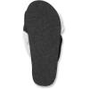Volcom Women’s Lived in Lounge Faux Fur Slide Sandal(Black White)