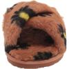 Volcom Women’s Lived in Lounge Faux Fur Slide Sandal(Hazelnut)