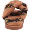 Volcom Women’s Lived in Lounge Faux Fur Slide Sandal(Hazelnut)
