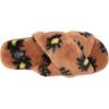 Volcom Women’s Lived in Lounge Faux Fur Slide Sandal(Hazelnut)