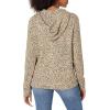 Volcom Women’s Lived in Lounge Hooded Fleece Sweatshirt(Animal Print)