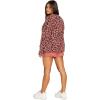 Volcom Womens Lived in Lounge Open Front Throw Sweater(Leopard)