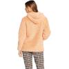 Volcom Women’s Lived in Lounge Phuz Up Sherpa Zip Fleece Jacket(Clay)