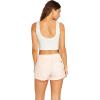 Volcom Womens Lived in Lounge Rib Fitted Tank(Star White)