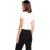 Volcom Women’s Lived in Lounge Rib Short Sleeve V Neck Top(Star White)