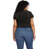 Volcom Women’s One of Each Short Sleeve Crew Neck Tee (Regular & Plus Size)(Black 2)