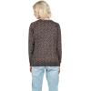Volcom Women’s Over N Out Crew Neck Sweater(Black Floral Print)