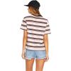 Volcom Women’s Party Pack Short Sleeve Striped Tee(Sand)