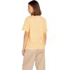 Volcom Women’s Party Pack Short Sleeve Striped Tee(Vintage Gold)