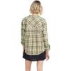 Volcom Womens Plaid to Meet U Long Sleeve Flannel Shirt(Army)