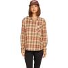 Volcom Womens Plaid to Meet U Long Sleeve Flannel Shirt(Dark Clay)