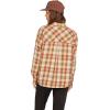 Volcom Womens Plaid to Meet U Long Sleeve Flannel Shirt(Dark Clay)