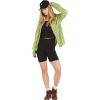 Volcom Womens Plaid to Meet U Long Sleeve Flannel Shirt(Lime)