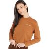 Volcom Womens Pocket Dial Long Sleeve Tee(Bronze)