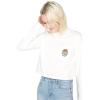 Volcom Womens Pocket Dial Long Sleeve Tee(Star White)
