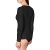 Volcom Women’s Simply Core Long Sleeve Rashguard UPF 50+(Black Black)