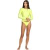 Volcom Women’s Simply Core Long Sleeve Rashguard UPF 50+(Island Green)