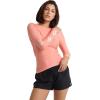 Volcom Women’s Simply Core Long Sleeve Rashguard UPF 50+(Reef Pink Tide)