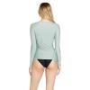 Volcom Women’s Simply Core Long Sleeve Rashguard UPF 50+(Sea Glass)