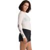Volcom Women’s Simply Core Long Sleeve Rashguard UPF 50+(Star White Tide)