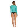 Volcom Women’s Simply Core Long Sleeve Rashguard UPF 50+(Turquoise)