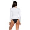 Volcom Women’s Simply Core Long Sleeve Rashguard UPF 50+(White)