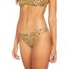 Volcom Women’s Simply Seamless Hipster Swimsuit Bikini Bottom (Regular & Plus Sizes)(Animal Print)