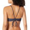 Volcom Women’s Simply Seamless Scoop Neck Swimsuit Bikini Top (Regular & Plus Sizes)(Midnight Blue)