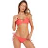 Volcom Women’s Simply Seamless Scoop Neck Swimsuit Bikini Top (Regular & Plus Sizes)(Pistol Punch)