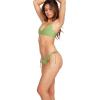 Volcom Women’s Simply Seamless Skimpy Tie Side Swimsuit Bikini Bottom(Apple)