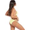Volcom Women’s Simply Seamless Skimpy Tie Side Swimsuit Bikini Bottom(Lime Ice)