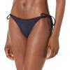 Volcom Women’s Simply Seamless Skimpy Tie Side Swimsuit Bikini Bottom(Midnight Blue)