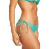 Volcom Women’s Simply Seamless Skimpy Tie Side Swimsuit Bikini Bottom(Turquoise)