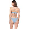 Volcom Women’s Simply Seamless Skimpy Tie Side Swimsuit Bikini Bottom(Washed Blue)
