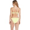 Volcom Womens Simply Seemless V Neck Swimsuit Bikini Top(Lime Ice)